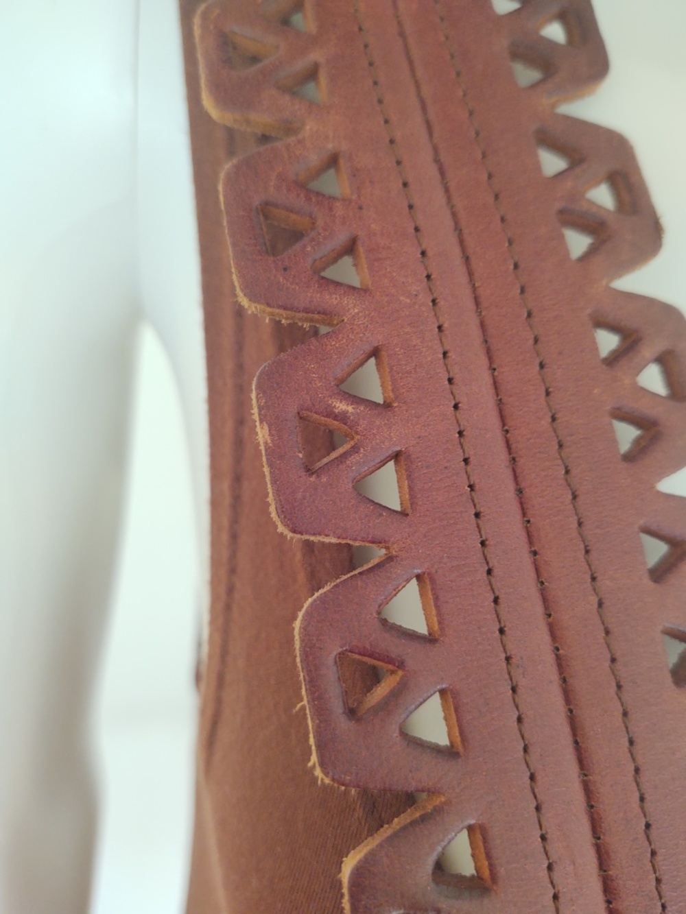VTG G. Hensler Saddle Leather Corset Belt 30 - 33 inches - Picture 7 of 9